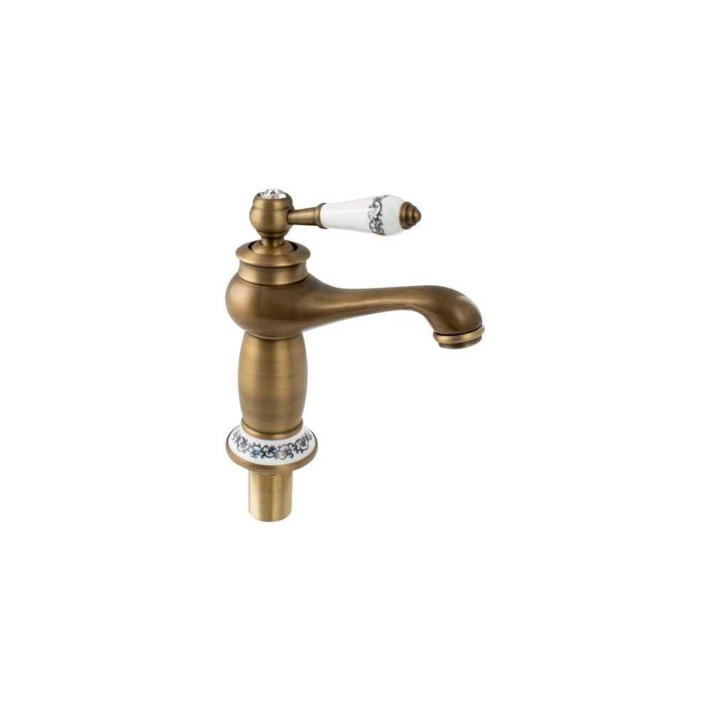 Изображение товара Смеситель для умывальника однорычажный ООО ПКФ Сварком литой излив, под бронзу, 1шт СанТех s049694