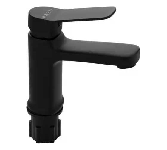 Изображение товара Смеситель для умывальника однорычажный ООО ПКФ Сварком литой излив, черный, 1шт СанТех s064925