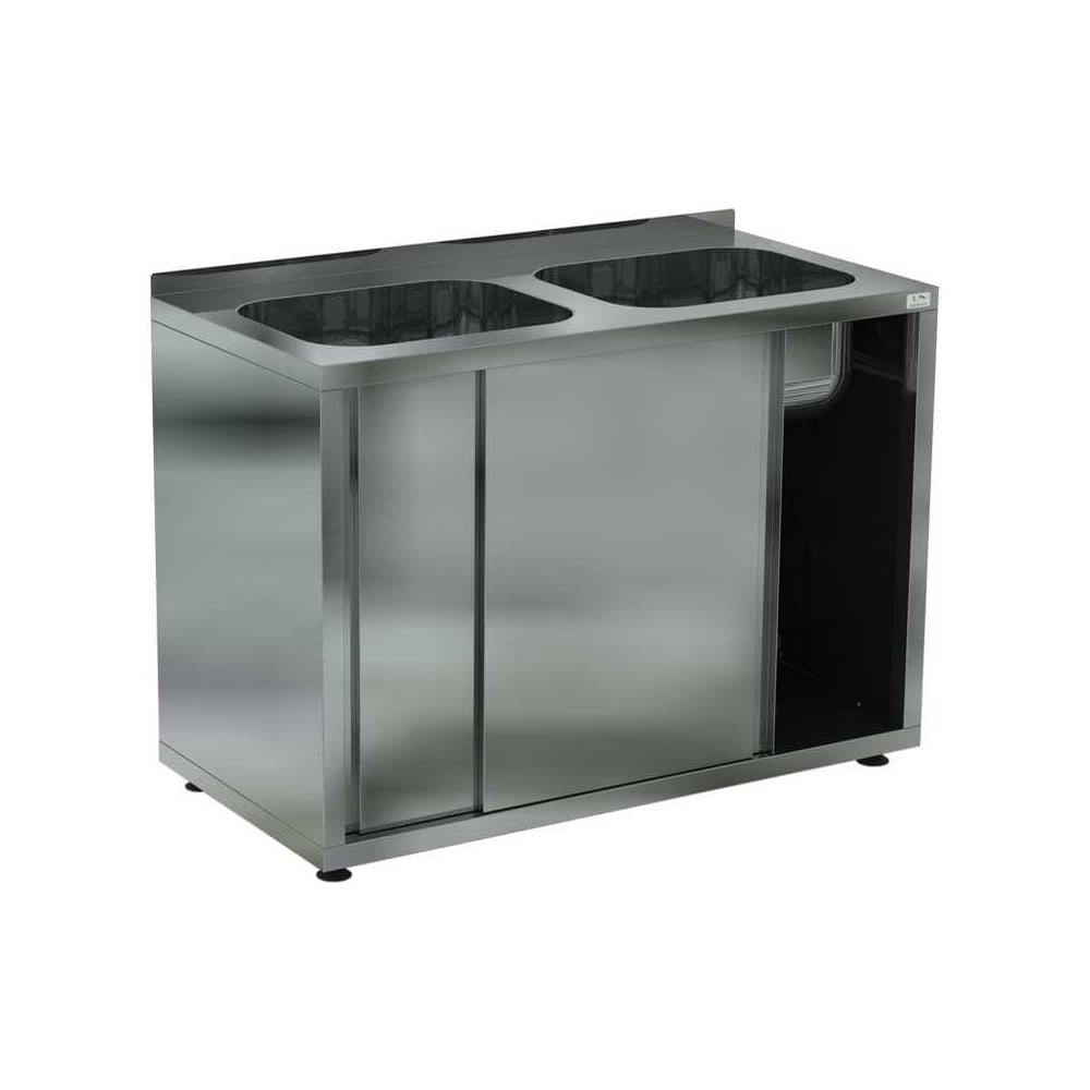 Изображение товара Ванна моечная цельнотянутая двухсекционная Kobor ВМЦЗ/2-120/70 4648