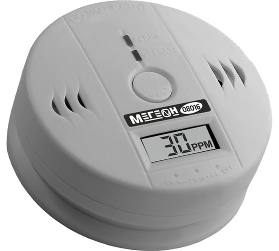 Изображение товара Детектор утечки угарного газа МЕГЕОН 08016 к0000034503