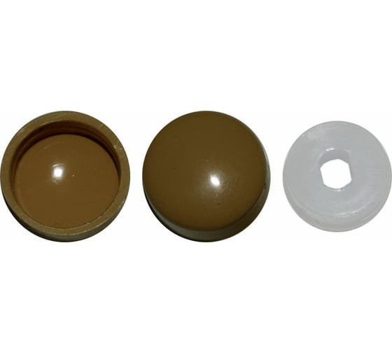 Изображение товара Универсальная заглушка КРЕП-КОМП ОРЕХ 500 шт зу орех