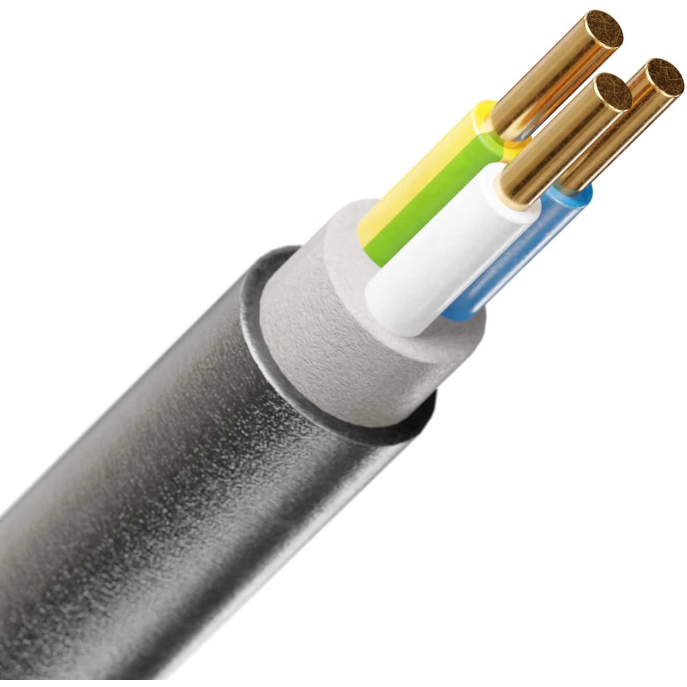 Кабель ELITRON ВВГнг(А)-LS 3х10 ОК (N PE) 0.66кВ 400м E267-400