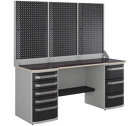 Изображение товара Верстак слесарный двухтумбовый Kobor Expert MW.2.41.6/P2-120/70 95412