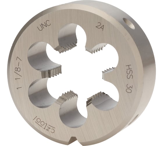 Изображение товара Плашка Bucovice Tools UNC 1.1/8" -7 HSS 65x25мм 245118BT