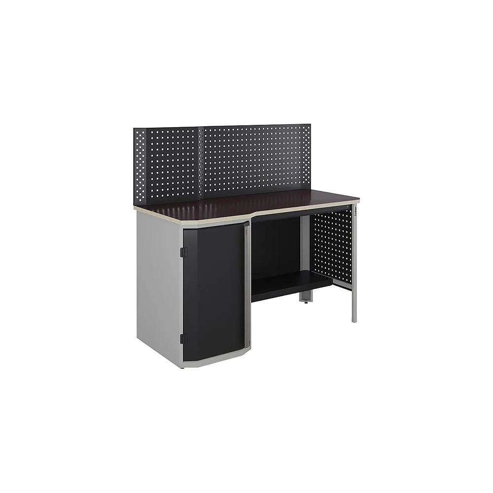 Изображение товара Слесарный верстак с тумбой и полками Kobor Expert MW.1L-120/70 95402