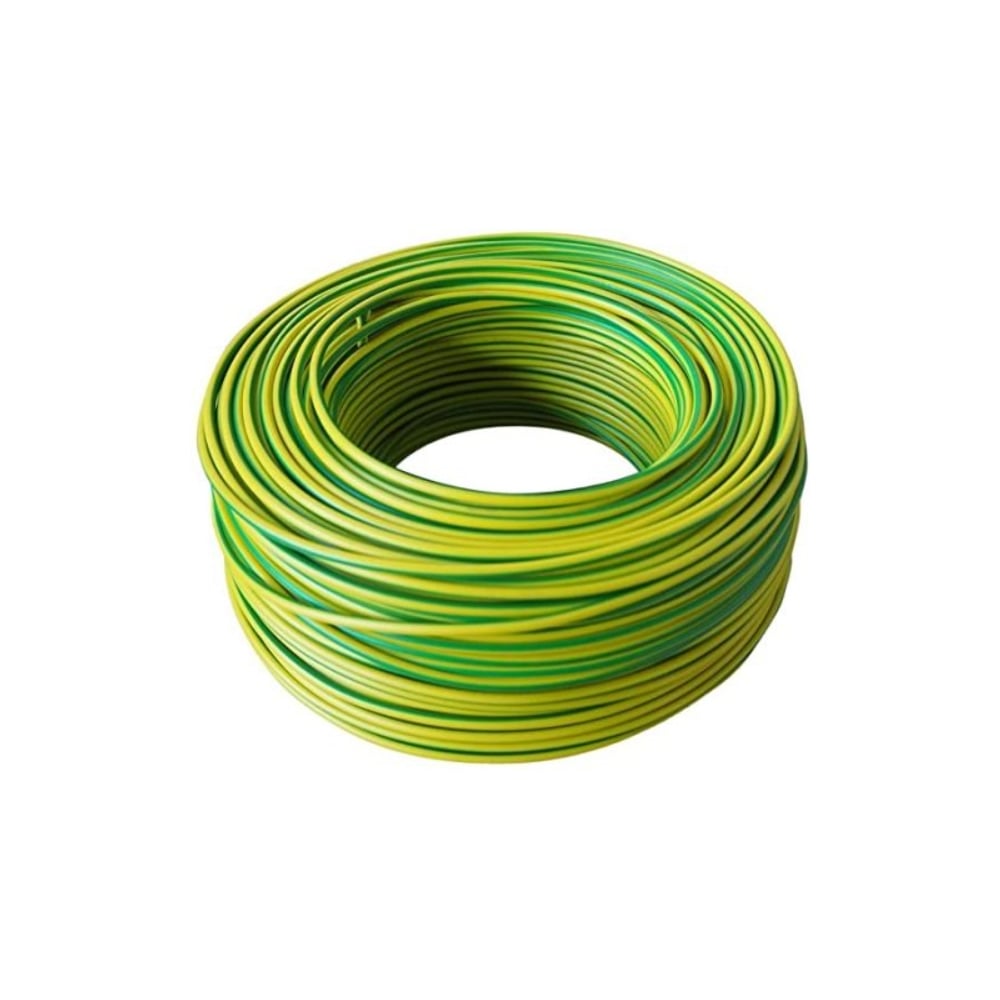 Изображение товара Кабель ELITRON ВВГнг(А)-LS 1х4 ОК Желто-зеленый 60м
