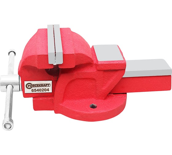 Изображение товара Стальные тиски FORCEKRAFT с наковальней 4"-100мм FK-6540204(47016)