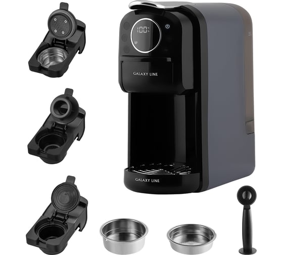 Изображение товара Кофемашина капсульная 4 в 1 Galaxy Line GL0721/серая 7010507218