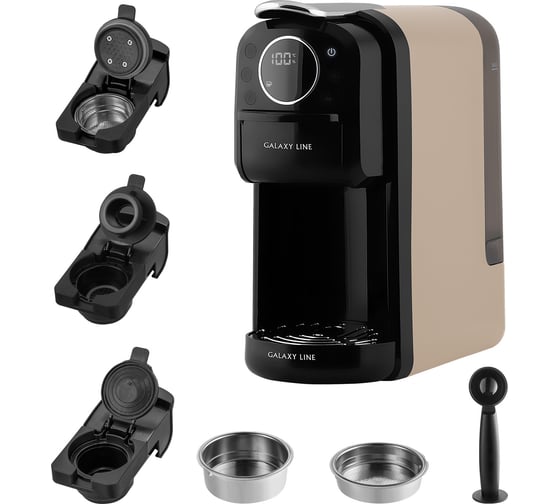 Изображение товара Кофемашина капсульная 4 в 1 Galaxy Line GL0721/кремовая 7010507217