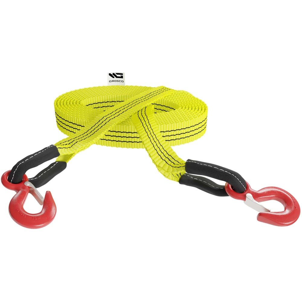 Изображение товара Буксировочный трос GROSCO ULTRA 6т / 5м, крюк/крюк, для буксировки авто 3 тонн BTG0605HH