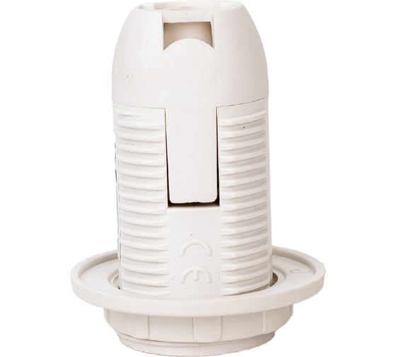 Изображение товара Патрон IN HOME Е14-ППК пластиковый с прижимным кольцом 4690612032290