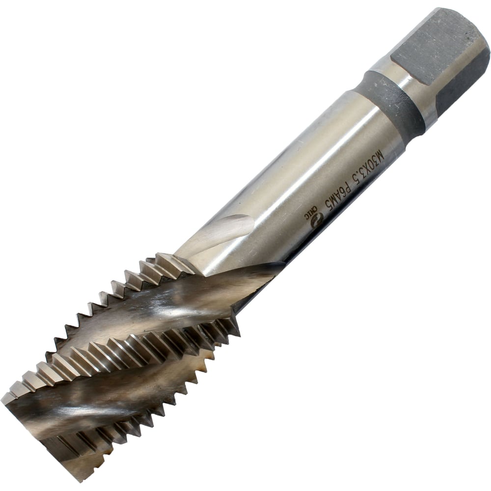 Изображение товара Метчик CNIC М30, 0 3, 5 Р6АМ5 - резьба М30, шаг 3, 5 мм, спиральная канавка