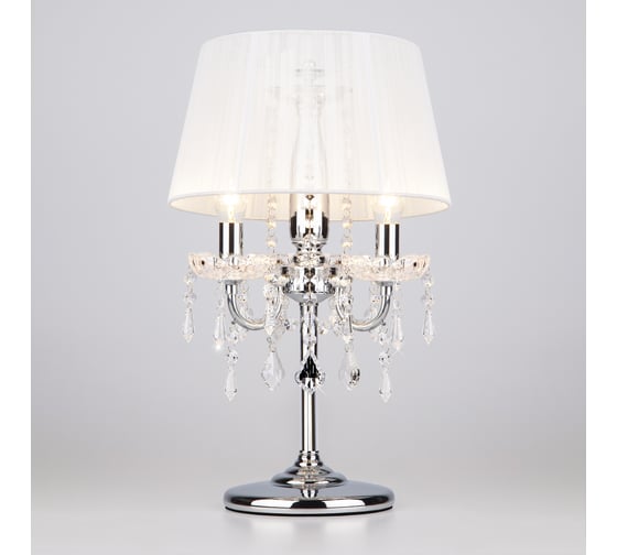 Изображение товара Настольный светильник Eurosvet 2045 3T хром белый 00000057135