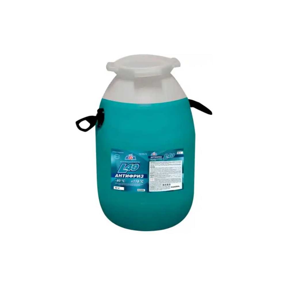 Изображение товара Тосол AGA L40, готовый к применению, 52 кг, синезеленый антифриз