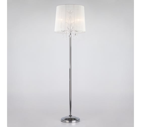 Изображение товара Напольный светильник Eurosvet 2045 3F хром белый 00000046063