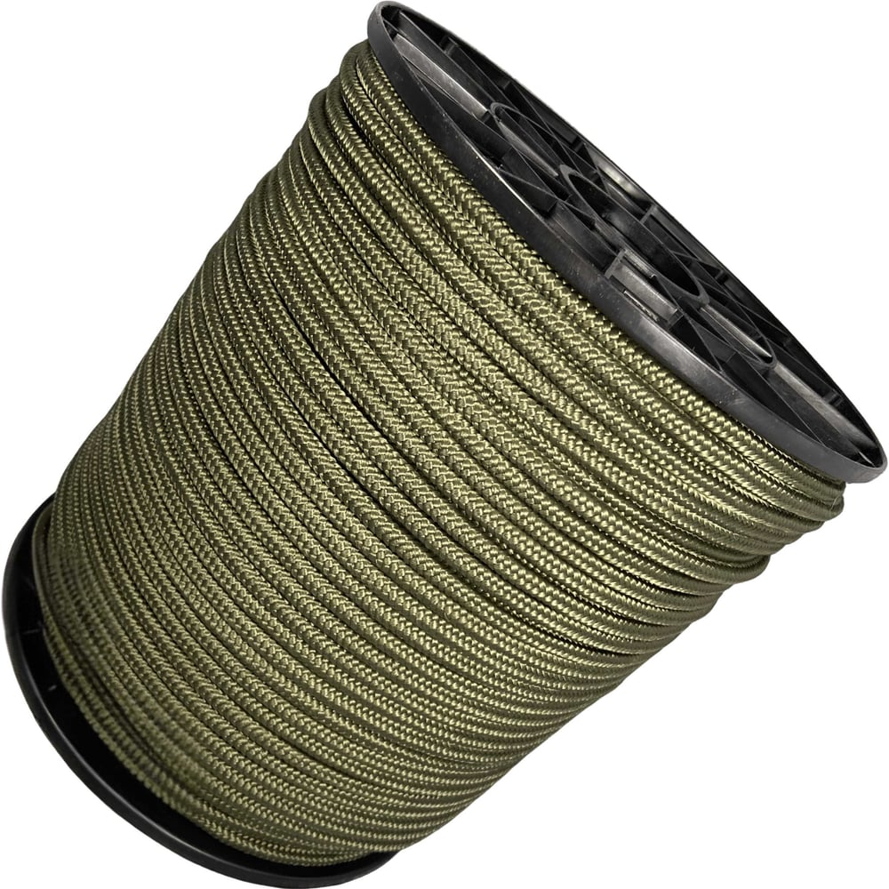 Изображение товара Шнур плетеный полипропиленовый 8 мм 200 м хакки от Оптхозторг