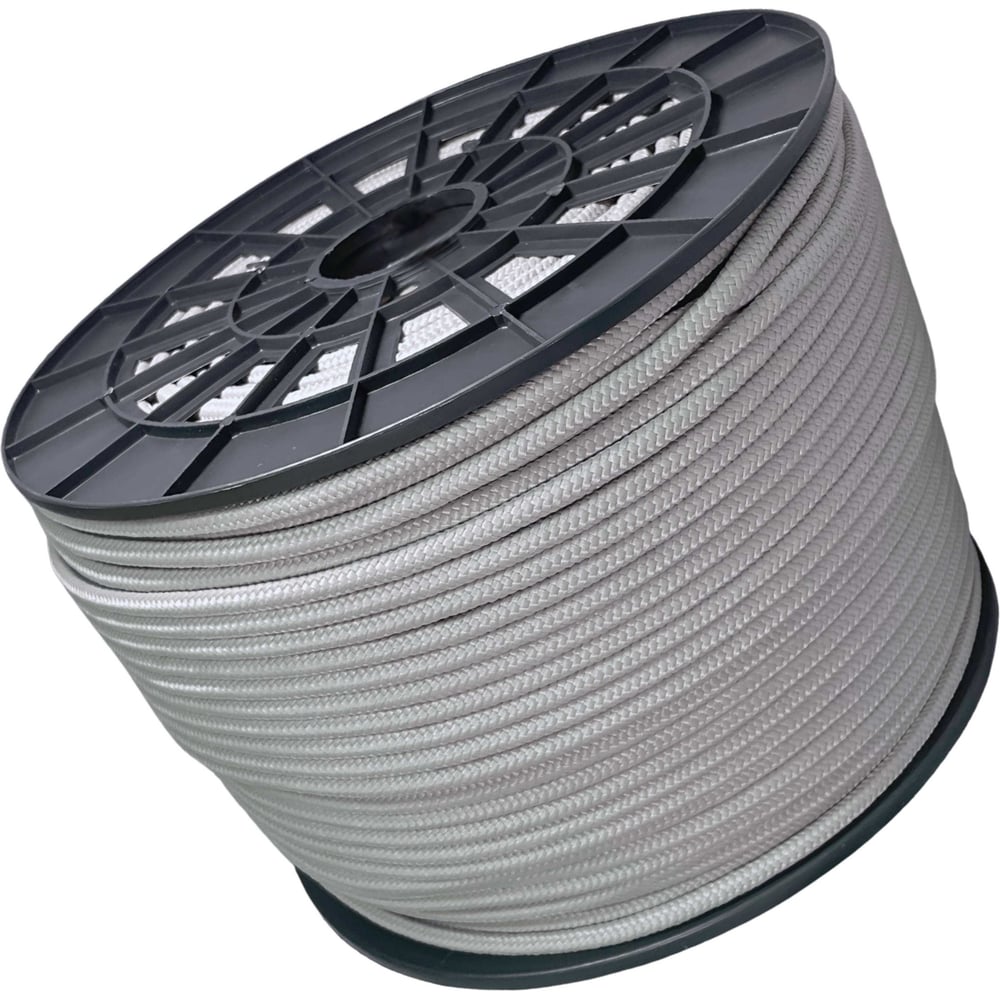 Изображение товара Плетеный полипропиленовый шнур 8 мм 300 м серый ООО Оптхозторг