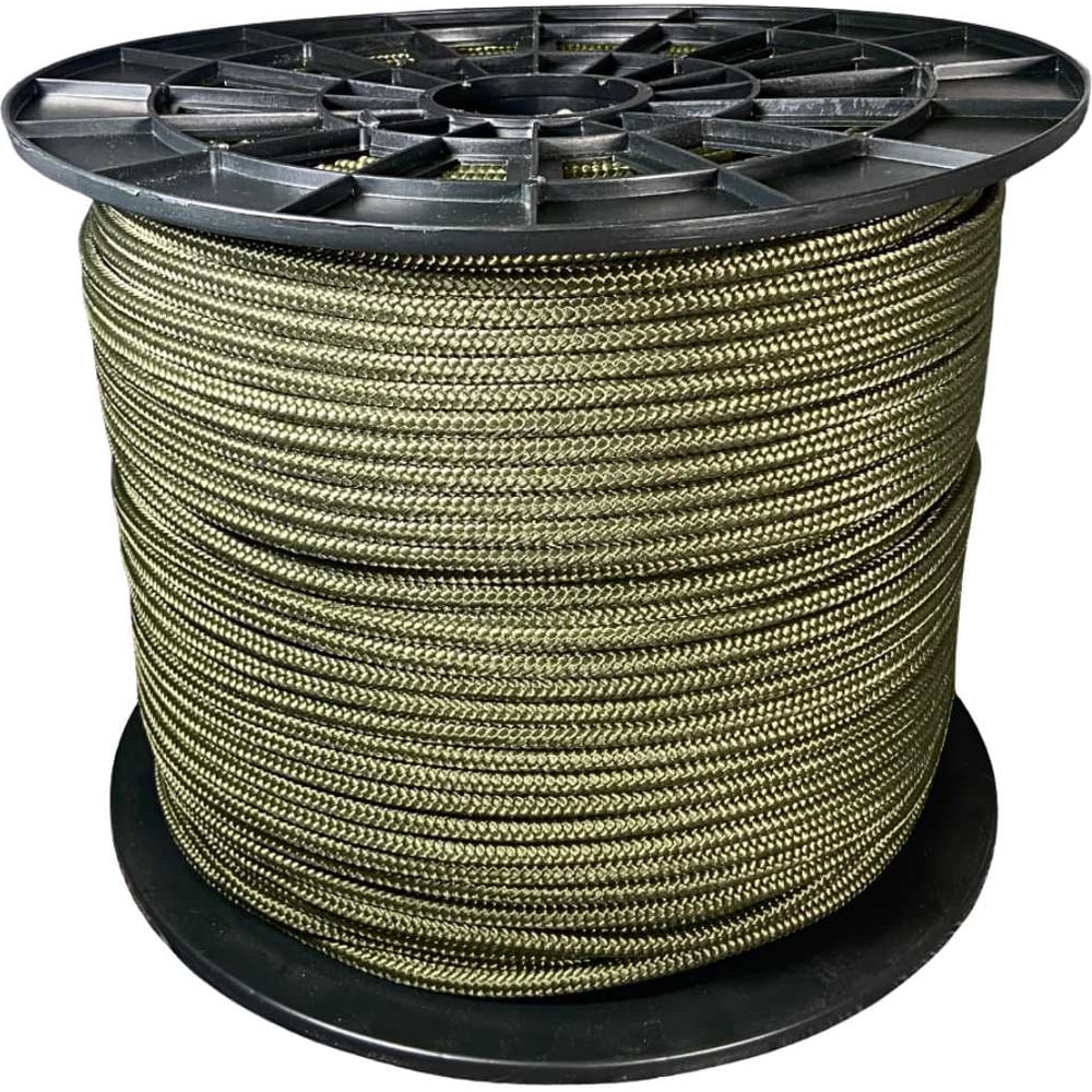 Изображение товара Плетеный полипропиленовый шнур 8 мм 300 м хаки ООО Оптхозторг