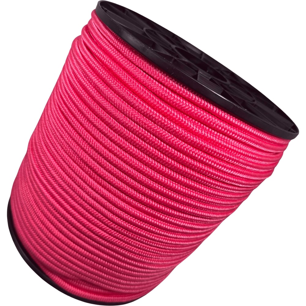 Изображение товара Шнур плетеный полипропиленовый ООО Оптхозторг 8 мм 200 м розовая 1089200