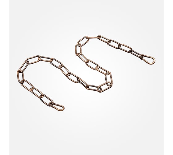 Изображение товара Цепь Eurosvet 10303 длиной 1 метр с 2 карабинами античная бронза, запчасти арт. 74400 00000074400