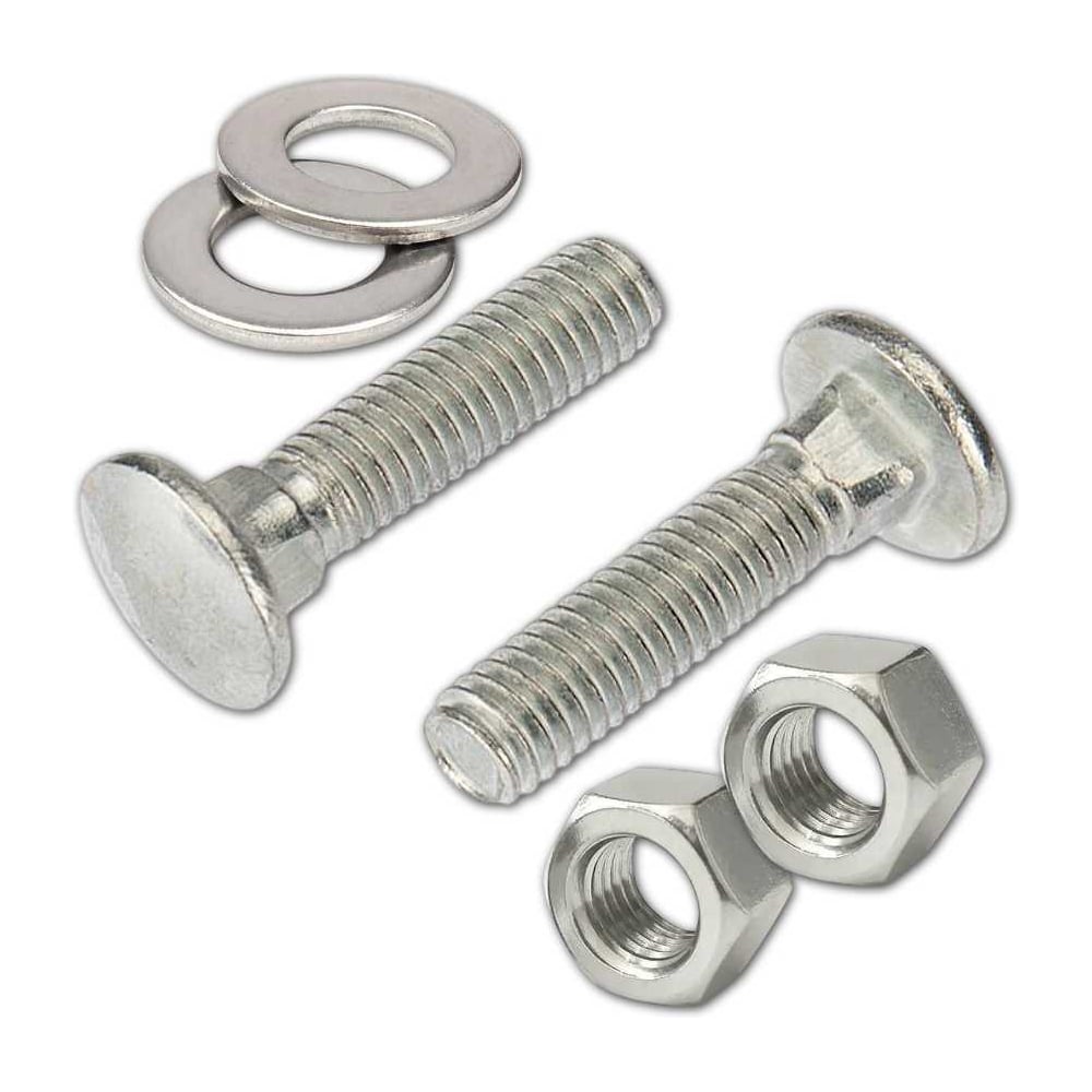 Изображение товара Мебельный болт 6х30 с гайкой и шайбой 20 штук DIN 603