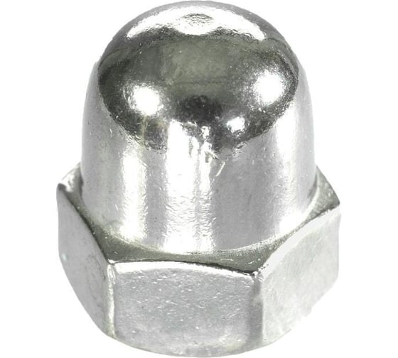 Изображение товара Гайка колпачковая 23 БОЛТА М6 нержавеющая А2 DIN1587, 100 шт. гкн6мфф100