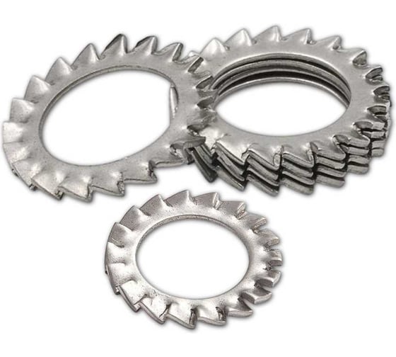Изображение товара Шайба зубчатая 23 Болта нержавеющая М18 тип А DIN 6798, 20 шт. 00-00029998ф20