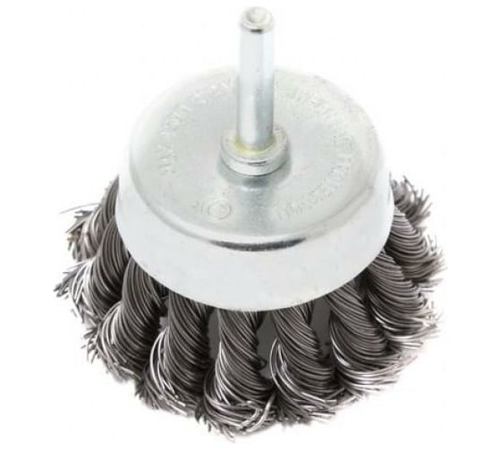 Изображение товара Кордщетка чашеобразная стальная витая в блистере 65 мм для дрели Forsage F-BCR125 19928
