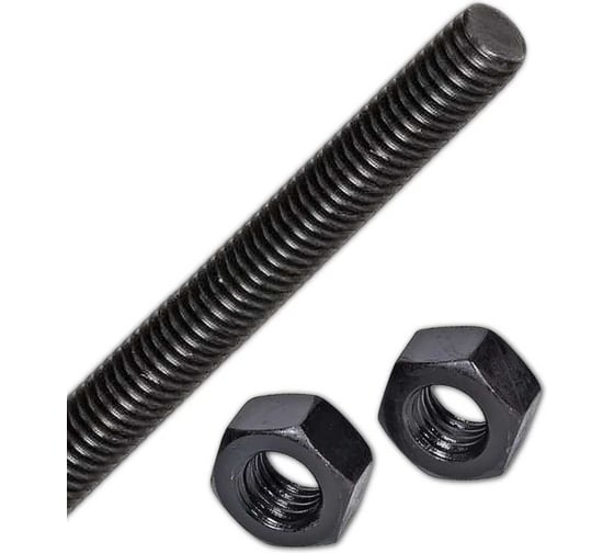 Изображение товара Шпилька резьбовая 23 Болта 12.9 с гайками 12х1000 высокопрочная 00-00059873/г129м125927