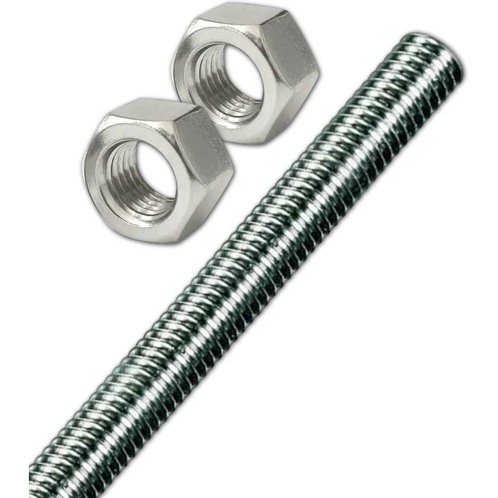 Изображение товара Шпилька резьбовая ОЦ 10.9 с гайками М30 1000 мм