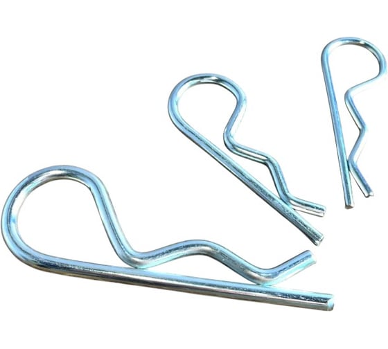 Изображение товара Шплинт пружинный 23 Болта 3х60х18 DIN 11024 E оцинкованный, 10 шт. 2000000595689ф10