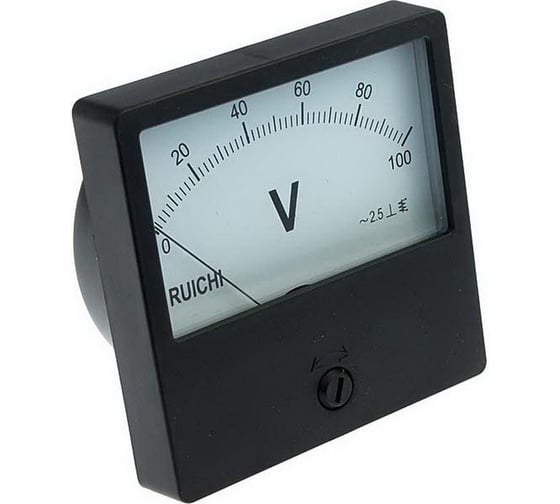 Изображение товара Вольтметр переменного тока Ruichi Ц42300, 100V 97285