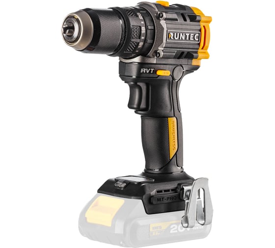 Изображение товара Дрель-шуруповерт RUNTEC PRO ударная, аккумуляторная, 13мм, 20В, 60Нм RT-ID223W