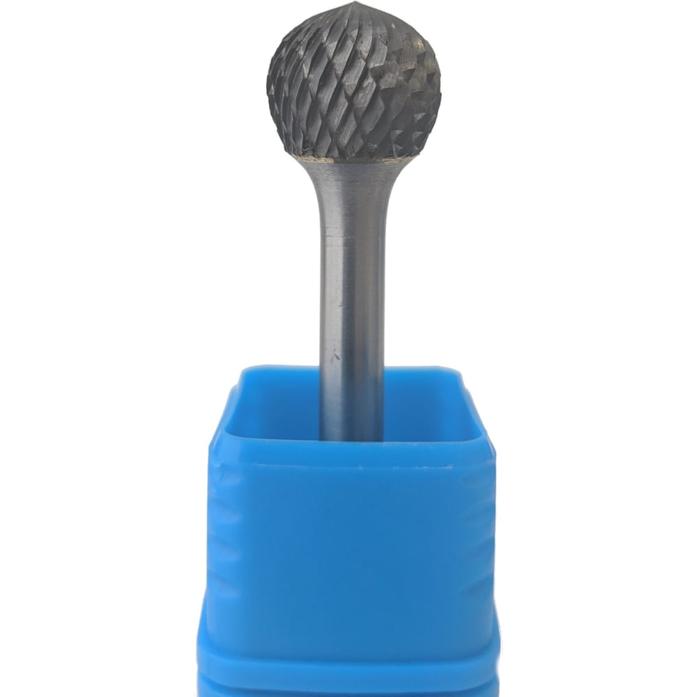 Изображение товара Борфреза сферическая 6 мм ВК8 по металлу и алюминию для точных работ