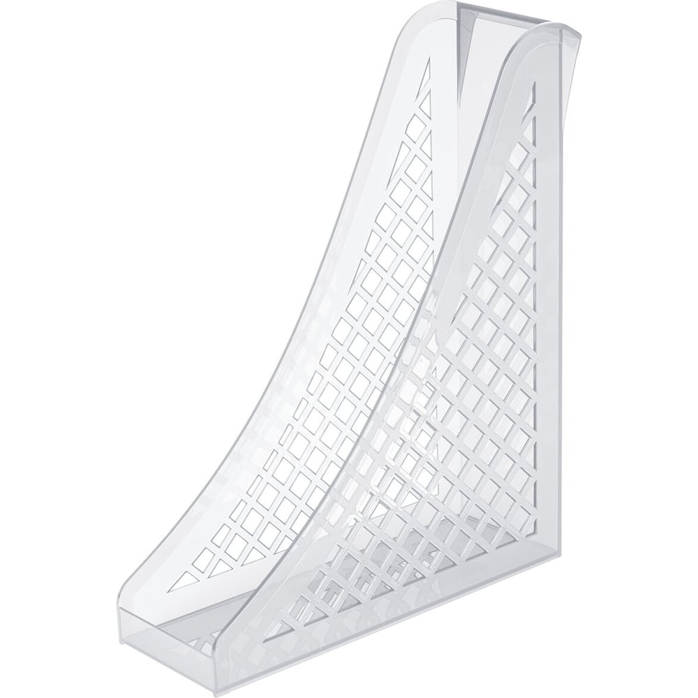 Изображение товара Вертикальный сетчатый лоток для бумаг BRAUBERG ECO 240х80х290 мм прозрачный