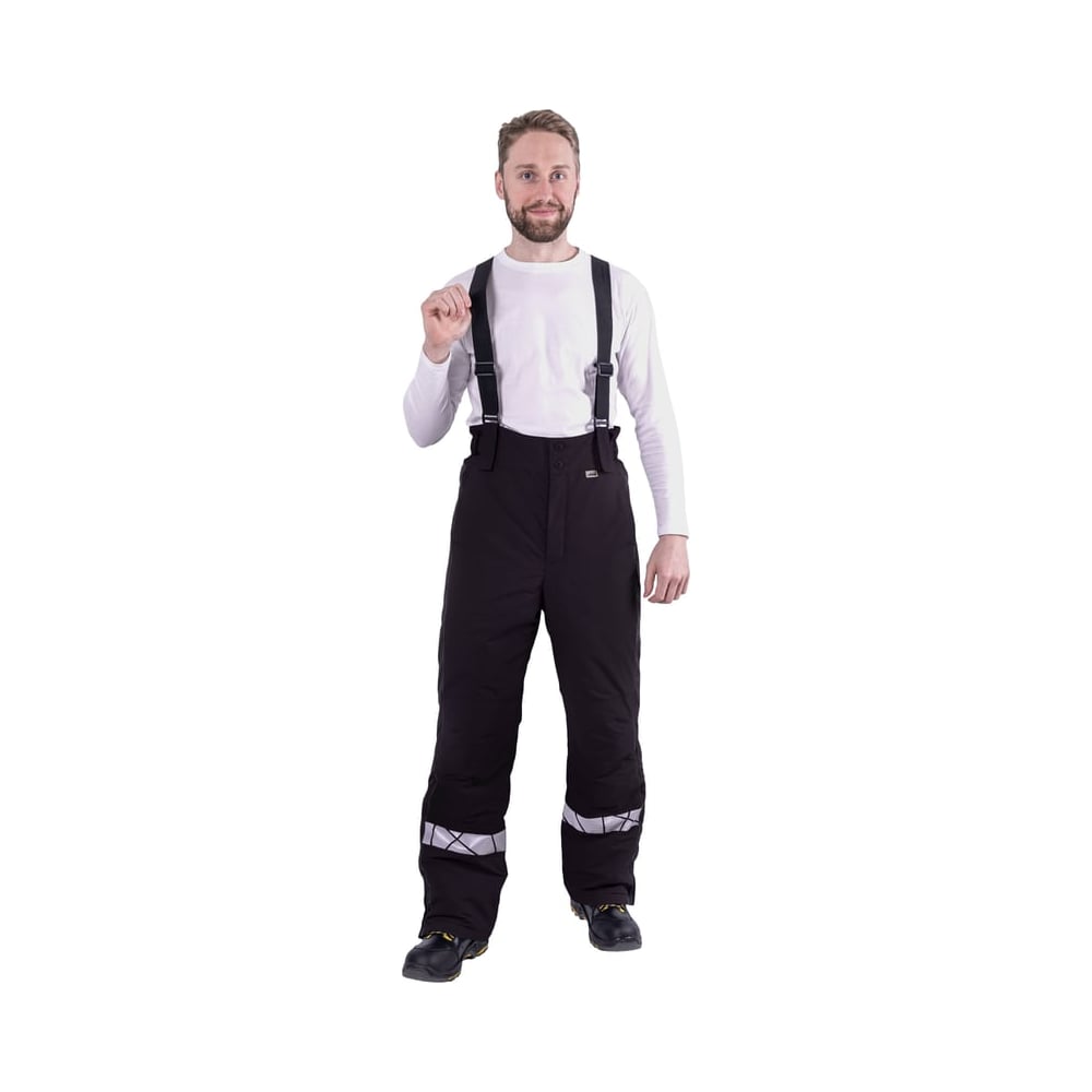 Брюки Iform ХАЙ-ТЕК SAFETY зимние, черные (128-132, 194-200) Брю 216/128/194