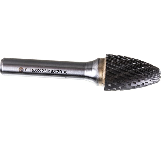 Изображение товара Борфреза гиперболическая со сферическим торцом (16х25х8х70 мм; ВК8) ИНСТУЛС 00001425074