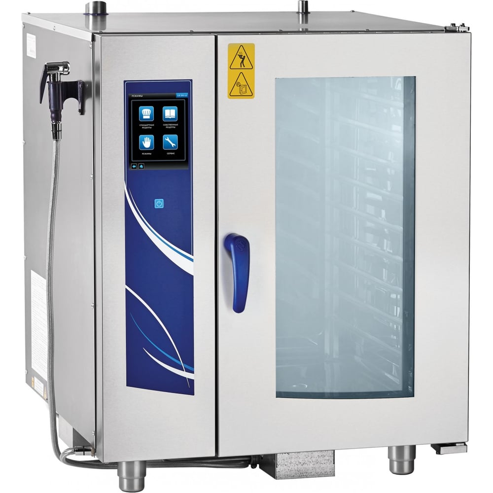 Изображение товара Пароконвектомат Abat ПКА 10-1/1 ПП2 с 10 уровнями, таймером и подсветкой