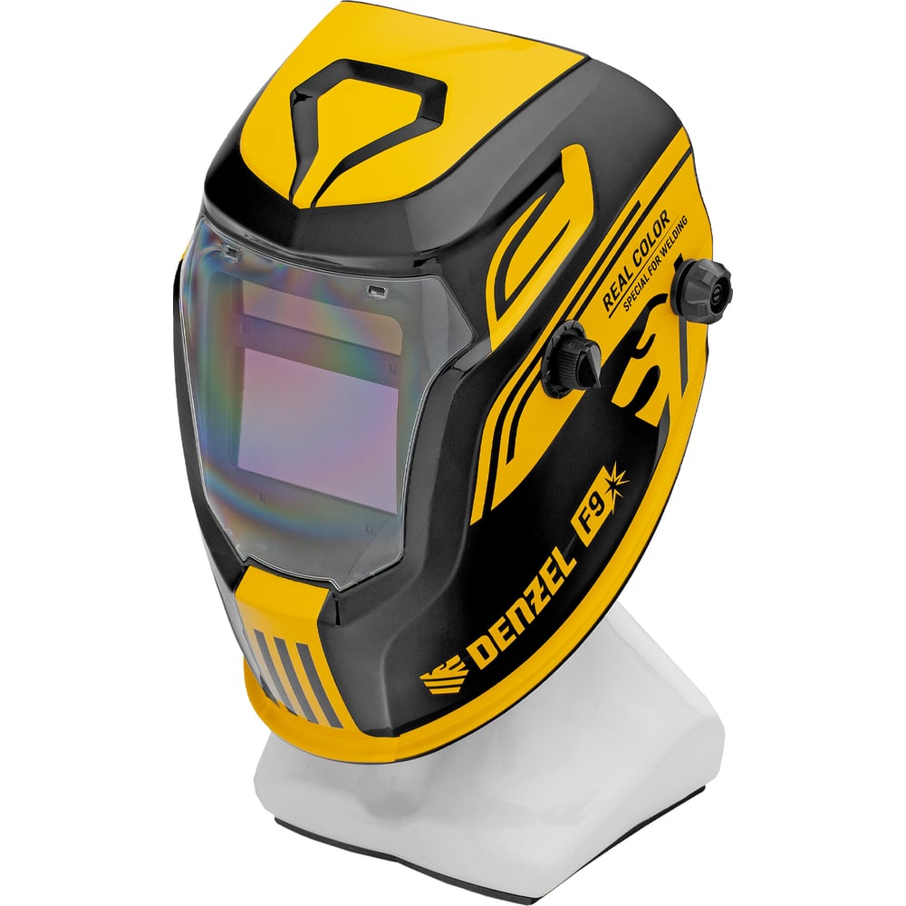 Изображение товара Щиток защитный лицевой Denzel F9 100x60 мм маска сварщика цена 6192 рубля