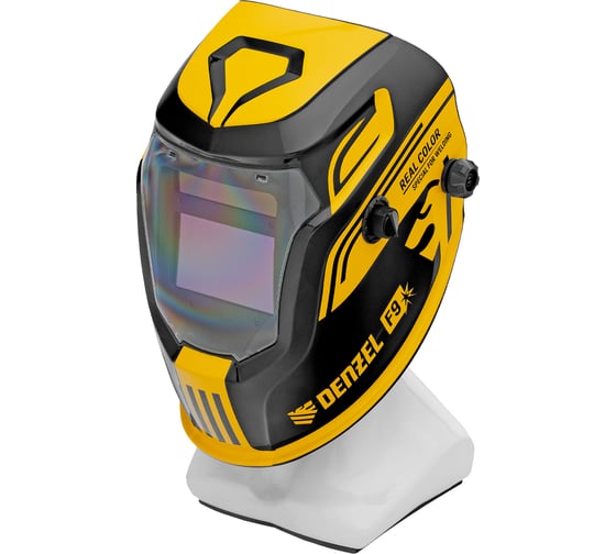 Изображение товара Щиток защитный лицевой (маска сварщика) Denzel F9, см. окно 100x60, Real Color, DIN 4-8/9-13// 89718