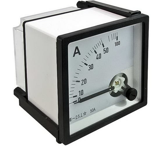 Изображение товара Амперметр Ruichi 50А/5А, 50гц 57884