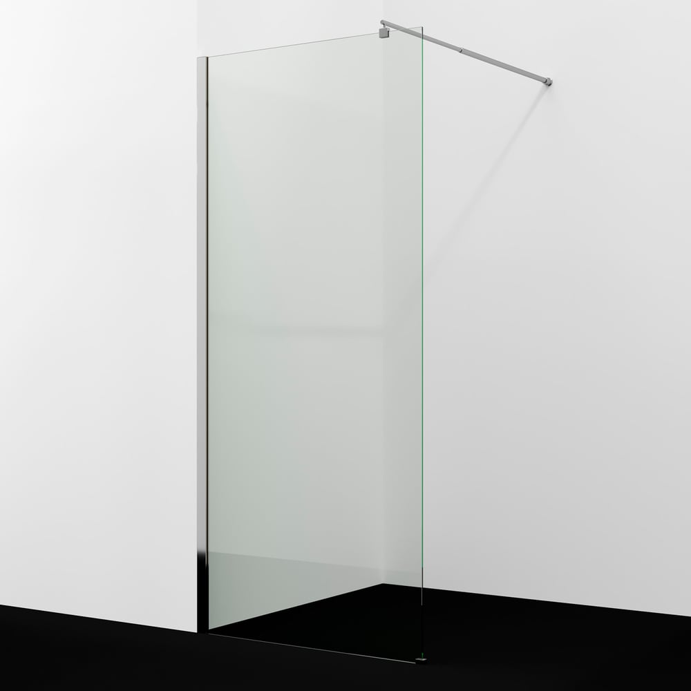 Изображение товара Душевая перегородка WasserKraft Rur 30W40 стекло алюминий прозрачная стильная