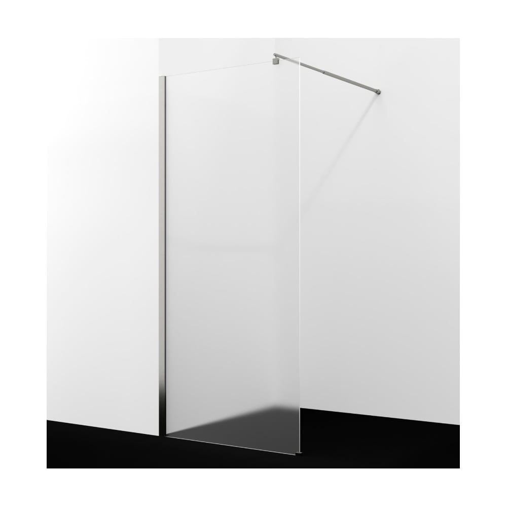 Изображение товара Душевая перегородка WasserKraft Rur 30W39BN-MG матовая алюминиевая 900 мм