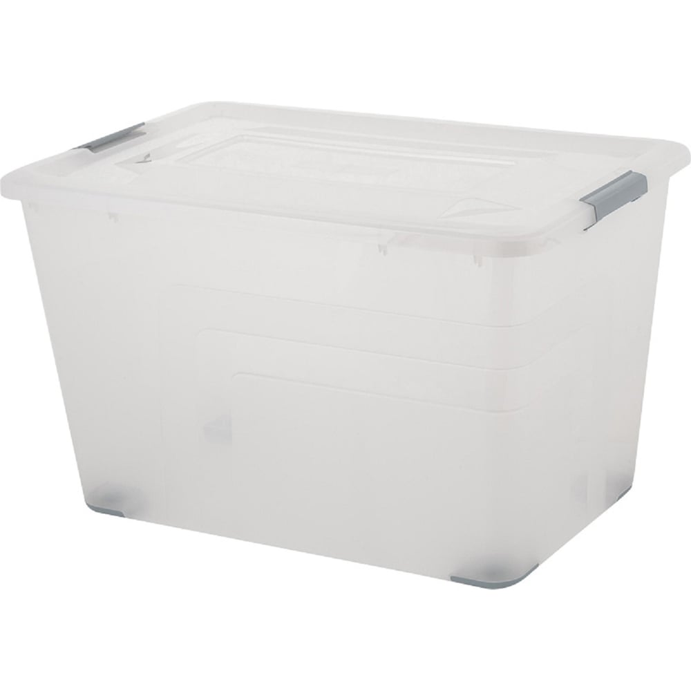 Изображение товара Ящик Blocker п/п 565х385х360 52л для хранения с крышкой и роликами