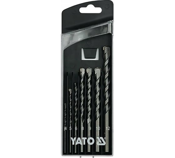 Изображение товара Сверла по бетону YATO 4-12мм 7 шт. YT-4390 36484390 092 1