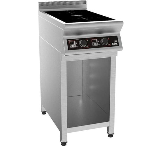 Изображение товара Плита индукционная на полузакрытой подставке Kobor 2 конфорки I7-2S1 6724