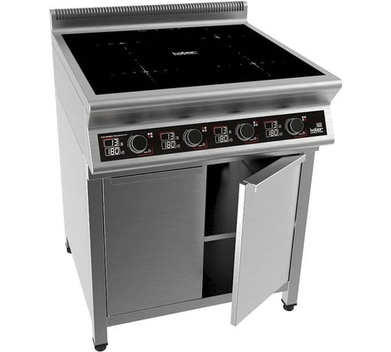 Изображение товара Плита индукционная на закрытой подставке Kobor 4 конфорки I7-4S2 7891