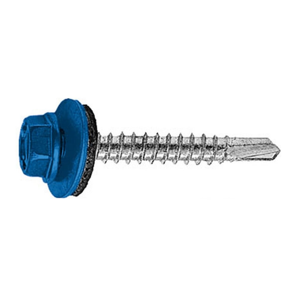 Изображение товара Саморез кровельный Admiral Stars 4.8 х 51 RAL 5005 ярко-синий 2500 шт в упаковке