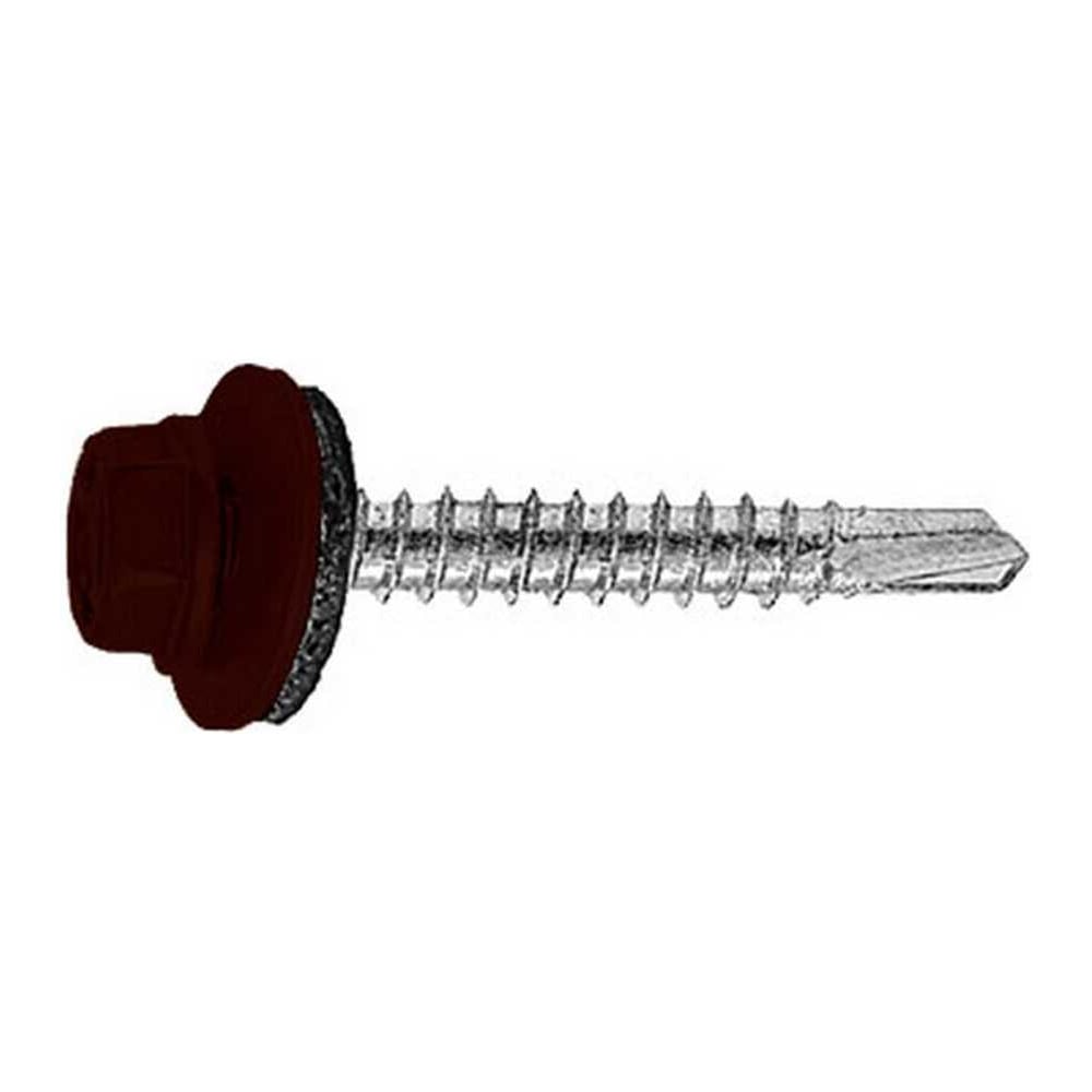 Изображение товара Кровельный саморез Admiral Stars 4.8 х 51 белый цинк с пресс-шайбой для деревянных оснований