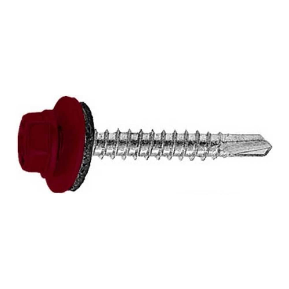 Изображение товара Саморез кровельный Admiral Stars 4.8 х 51 RAL 3005 крас-вино 2500 шт упаковка